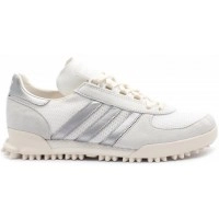 Кроссовки Adidas Marathon бежевые с серебристым